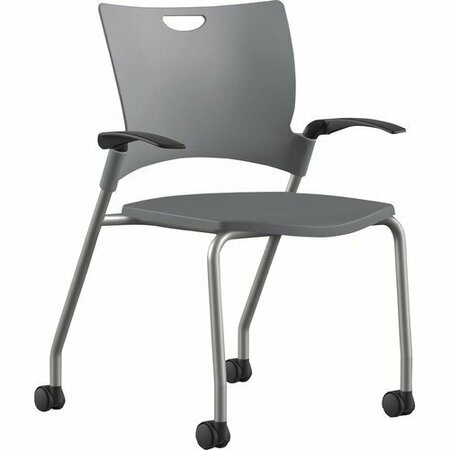 9TO5 SEATING CHAIR, STCK, PLSTC, 25in, GY/SR NTF1315A12SFP14